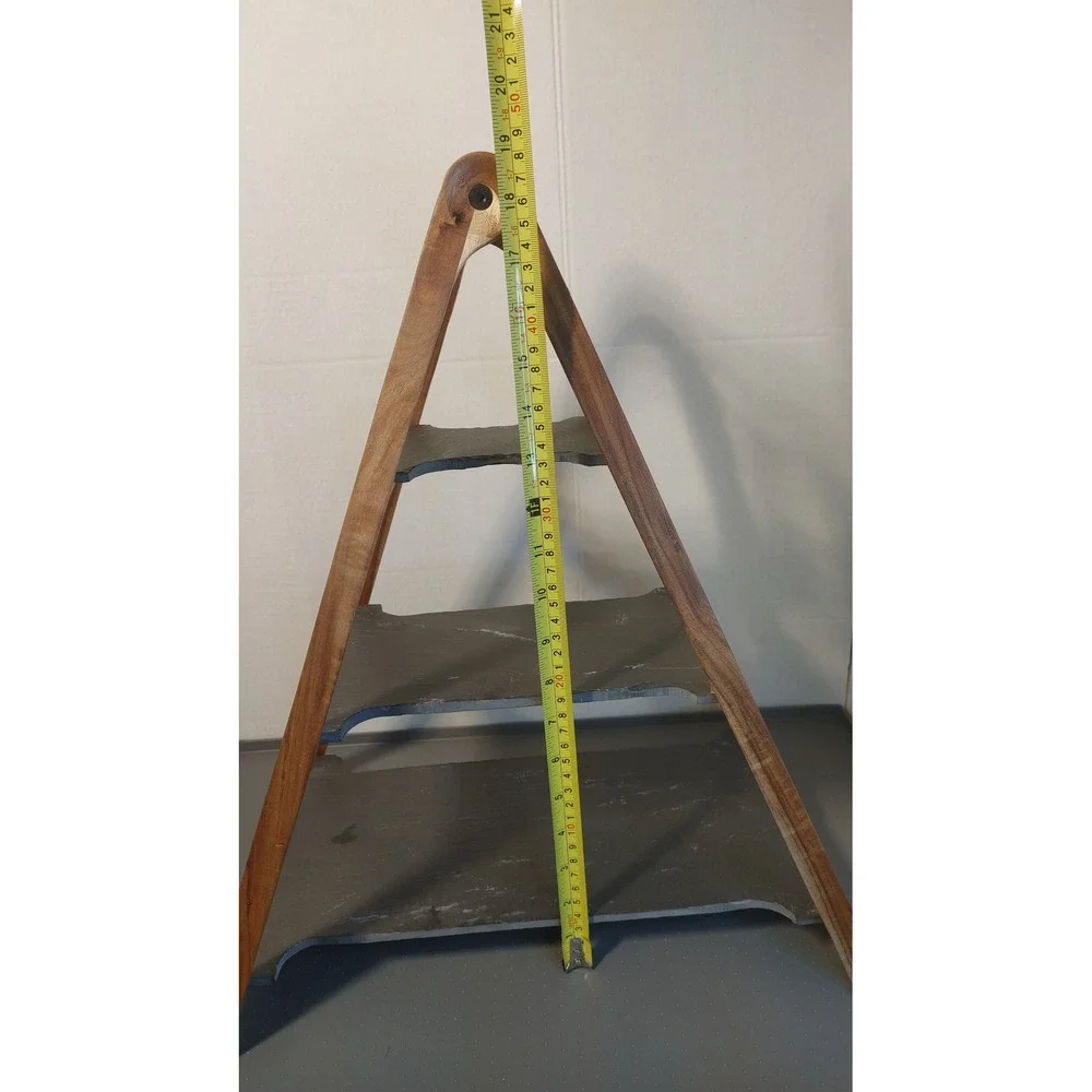 Villeroy & Boch Serving Stand Unisex OS Brown Good 3-Tier Wood Slate Artesano